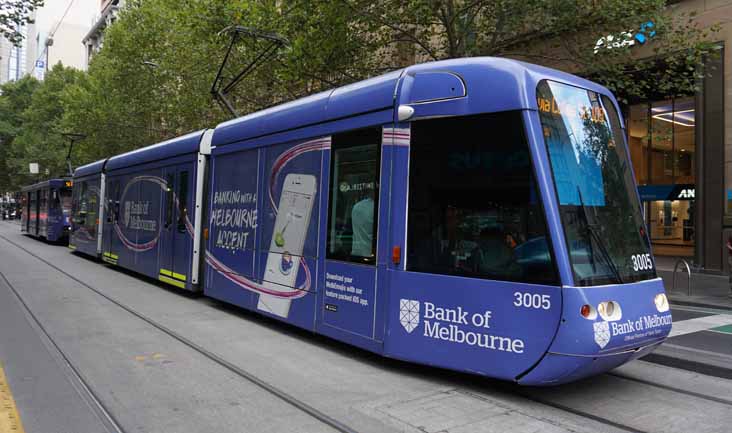 Yarra Trams Citadis 3005 Bank of Melbourne